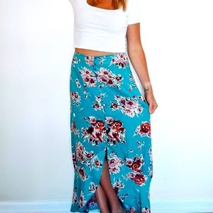 Floral Maxi Skirt
